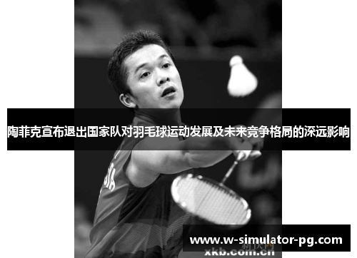 陶菲克宣布退出国家队对羽毛球运动发展及未来竞争格局的深远影响